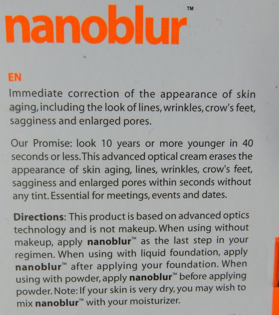 Indeed Laboratories nanoblur achter