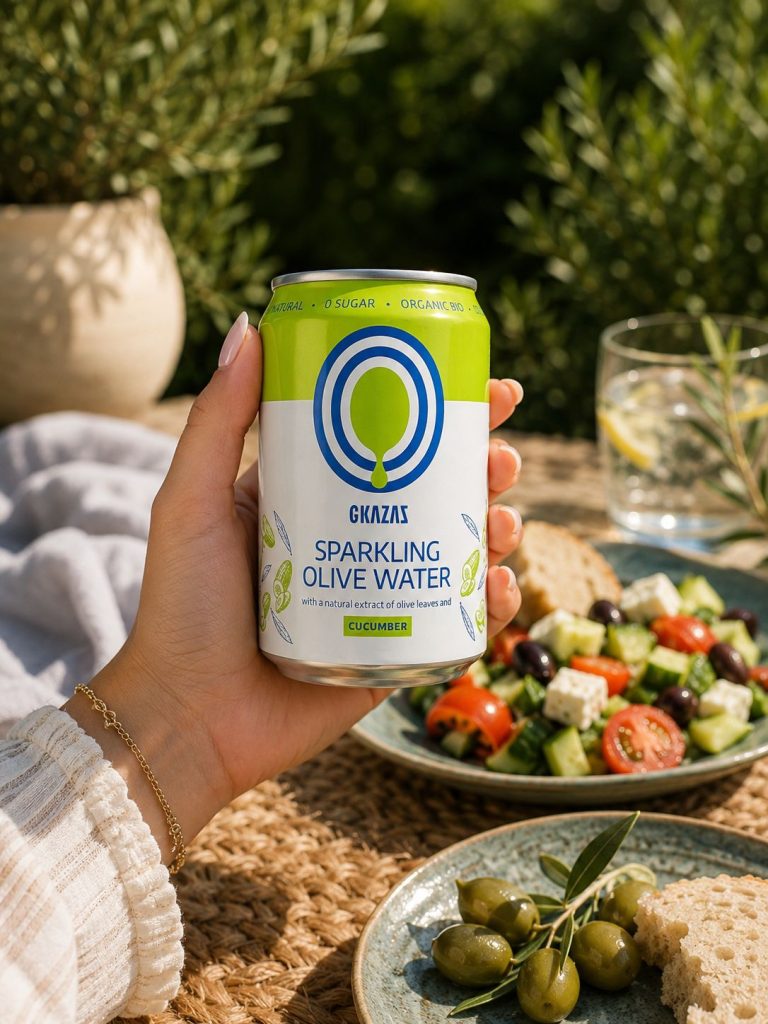 Gkazas Sparkling Olive Water